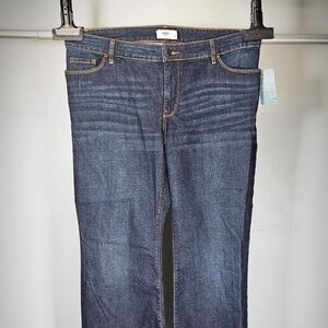 NWT Old Navy, straight cut jeans, Dark Blue Denim -18